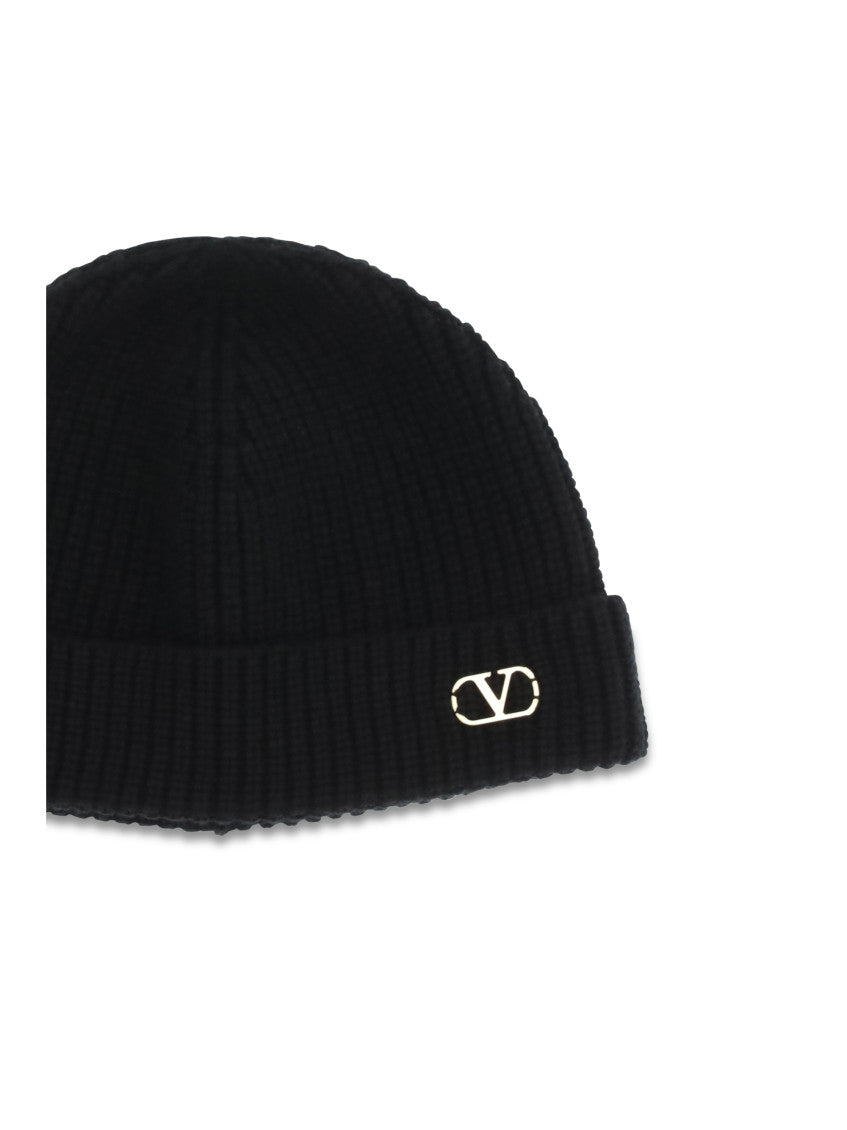 Black  Knitted Beanie Cap 3