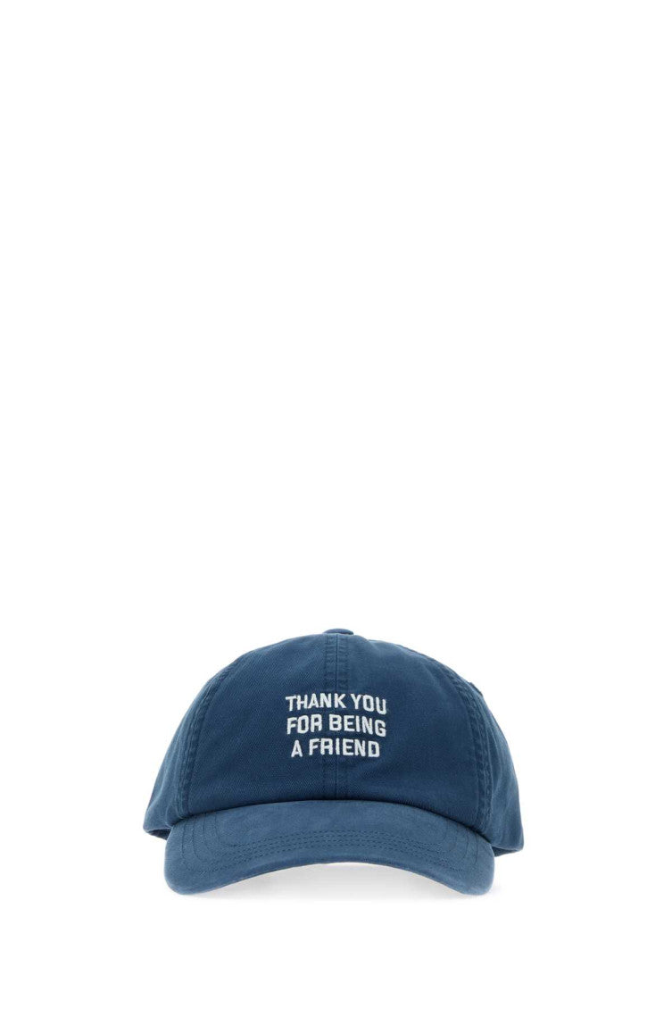 Blue Textured Baseball Cap 1