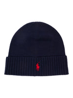 Navy Blue Logo Beanie Cap 1