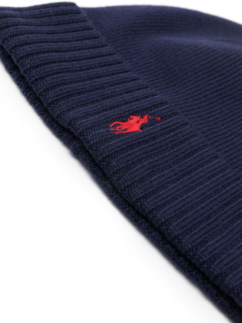Navy Blue Logo Beanie Cap 4