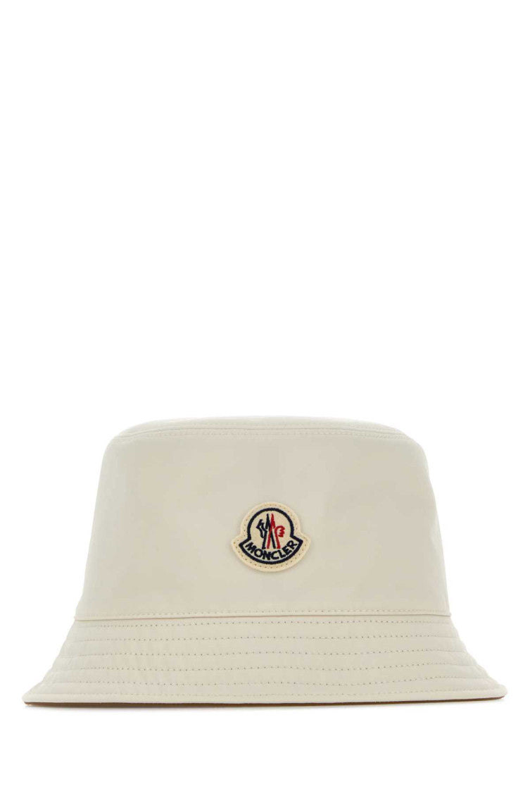 Beige Reversible Logo Bucket Hat 1