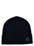 Navy Blue Logo Beanie Cap 1