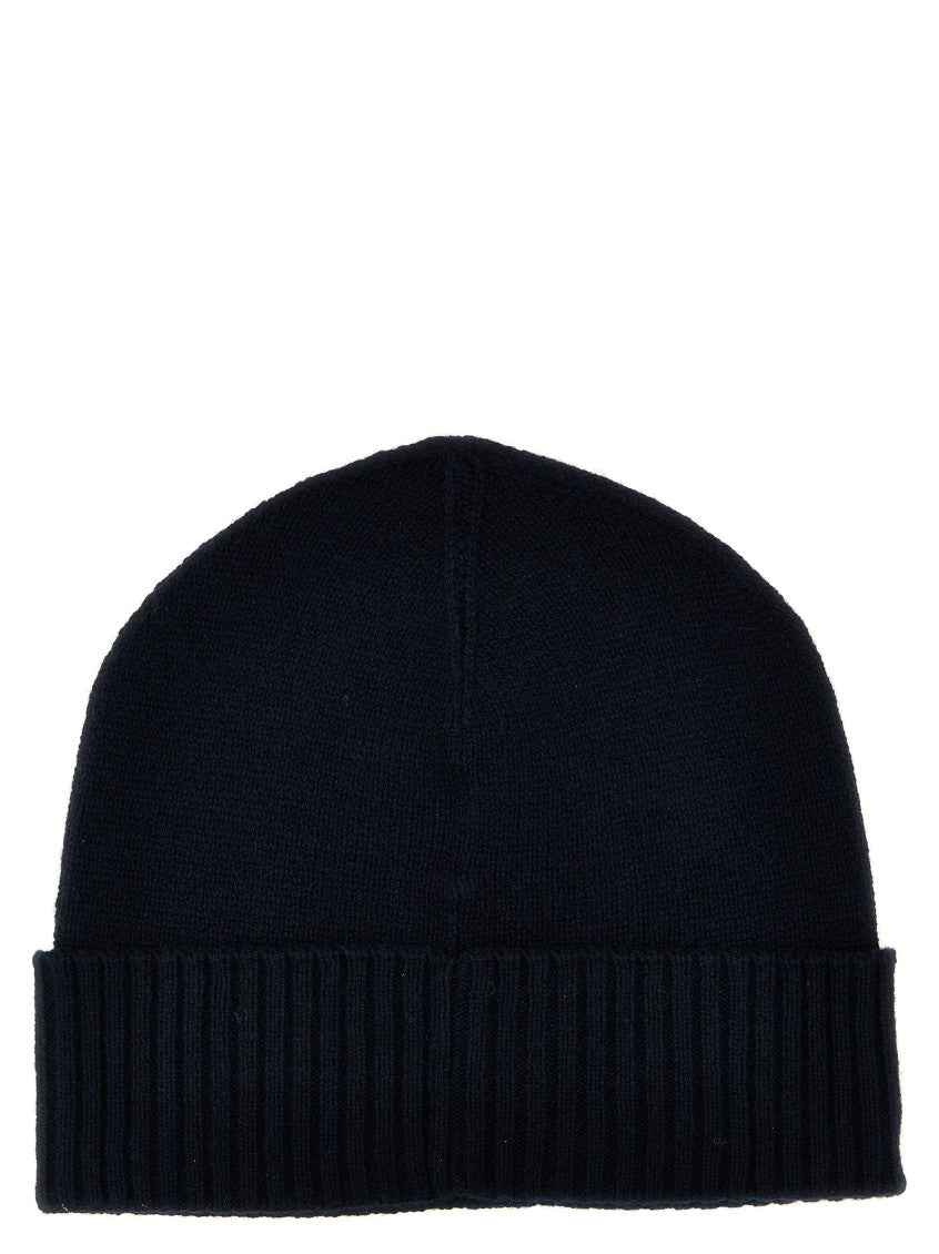 Navy Blue Logo Beanie Cap 2