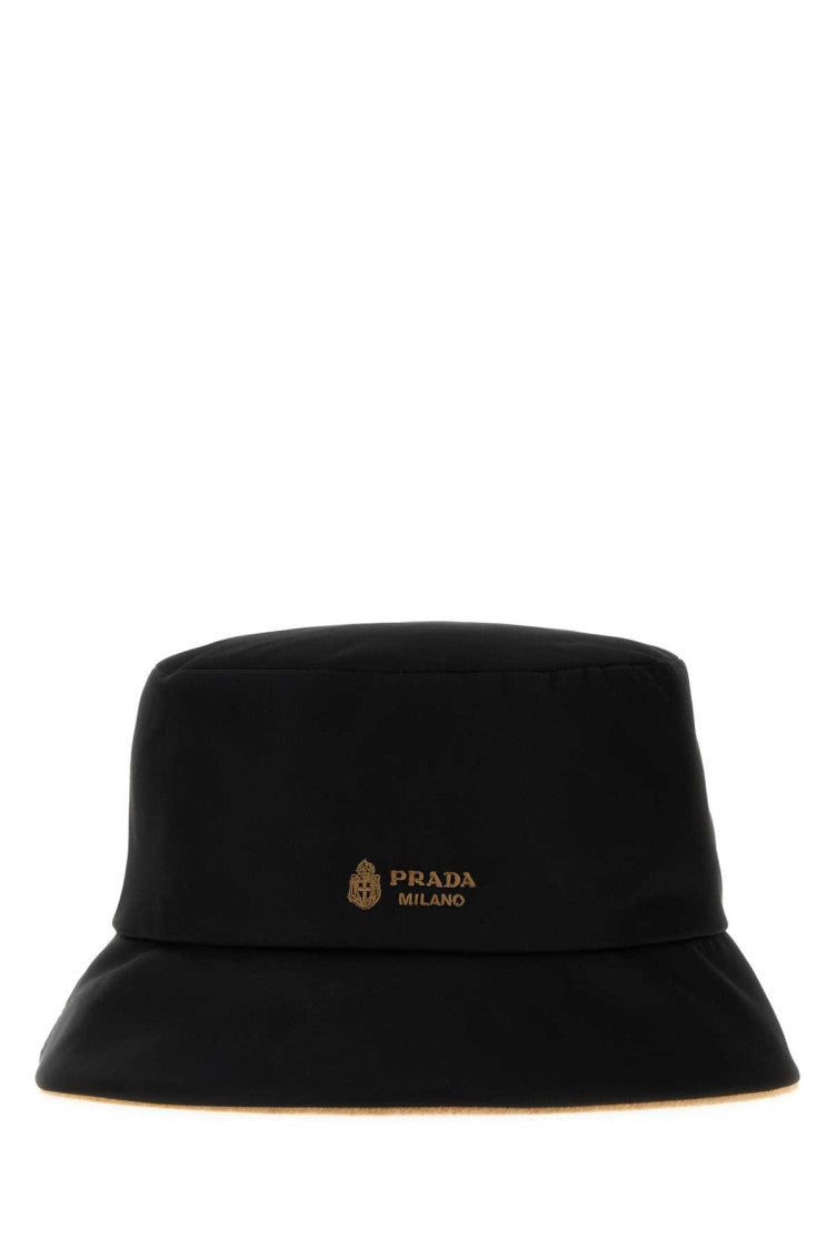 Black Reversible Bucket Hat 1
