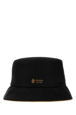 Black Reversible Bucket Hat 1