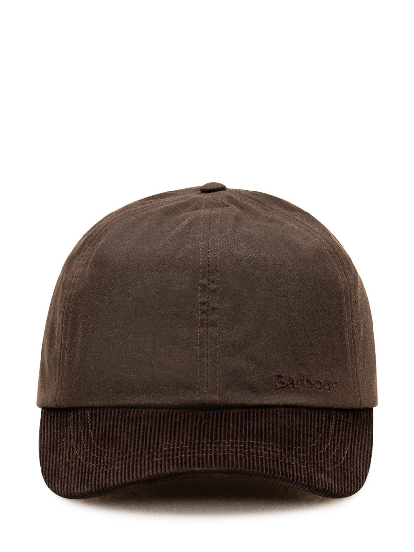 Olive Green Textured Baseball Cap 1