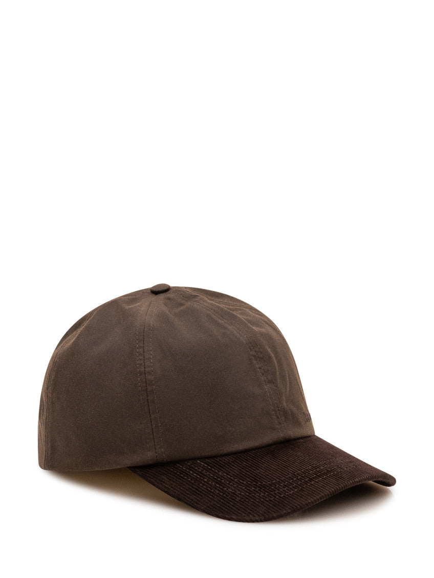 Olive Green Textured Baseball Cap 2