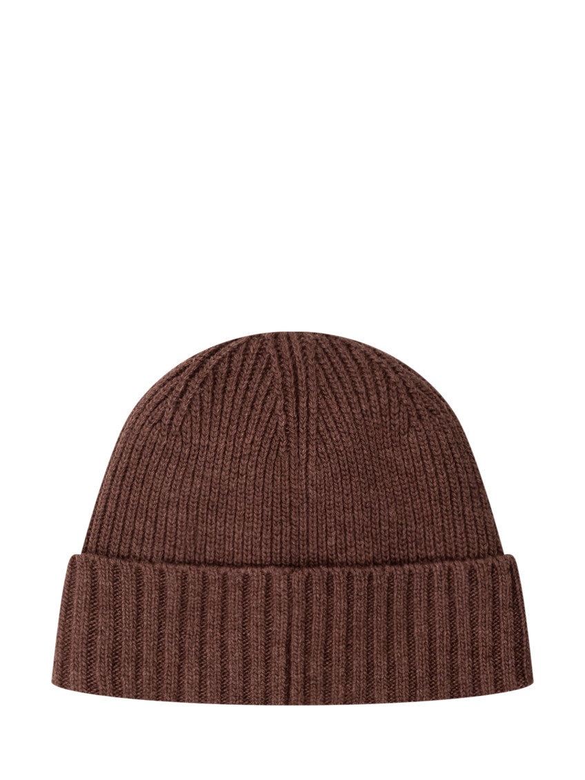 Brown Logo Beanie Cap 2