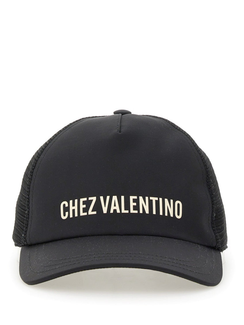 Black Logo Baseball Cap 1