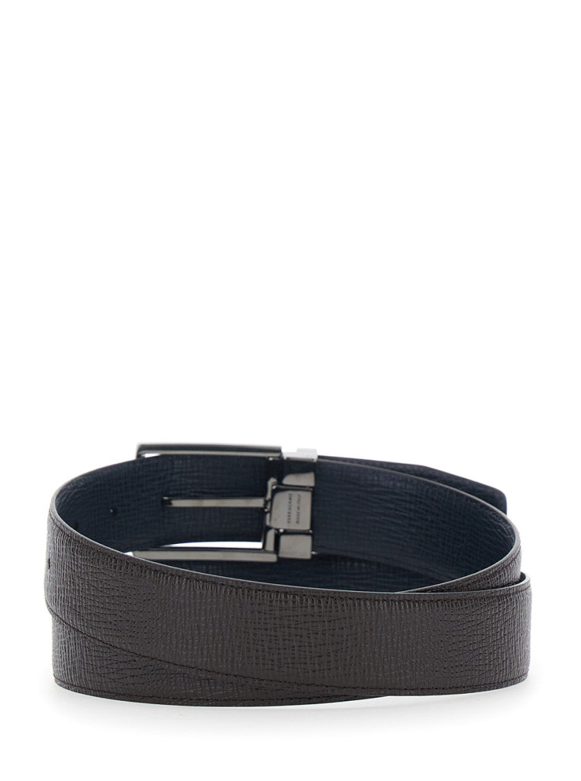 Brown Reversible Buckle Belt 2