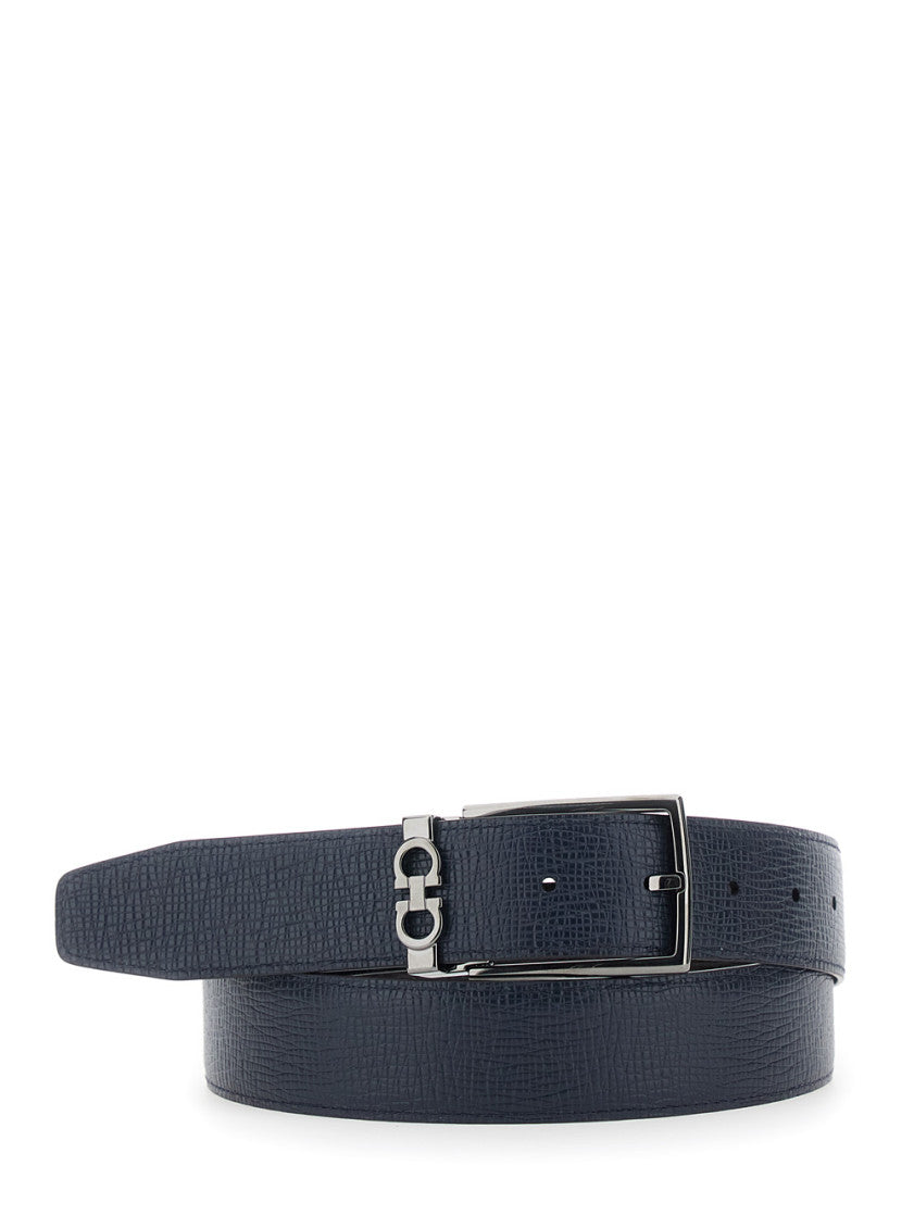 Brown Reversible Buckle Belt 3