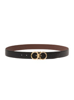 Black Textured Reversible Belt 1