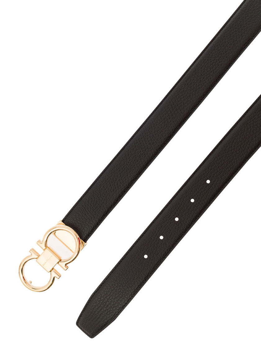 Black Textured Reversible Belt 3