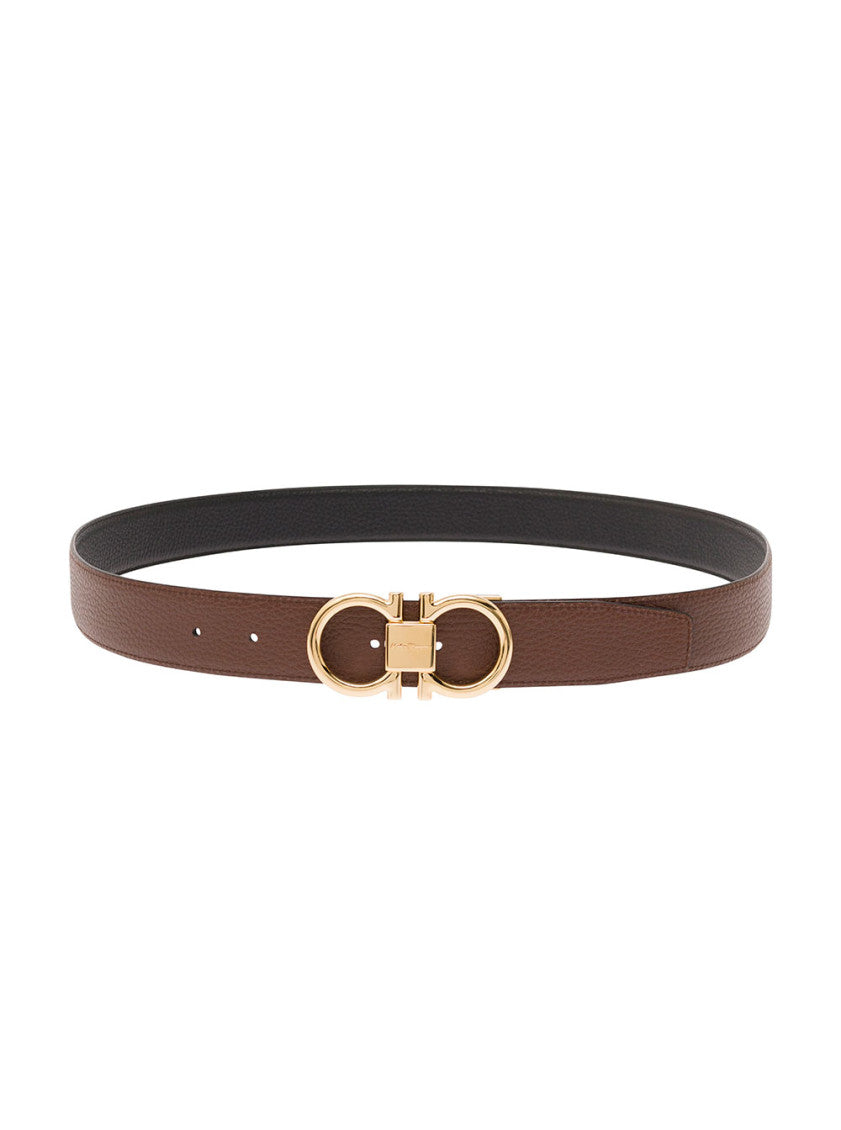 Black Textured Reversible Belt 4