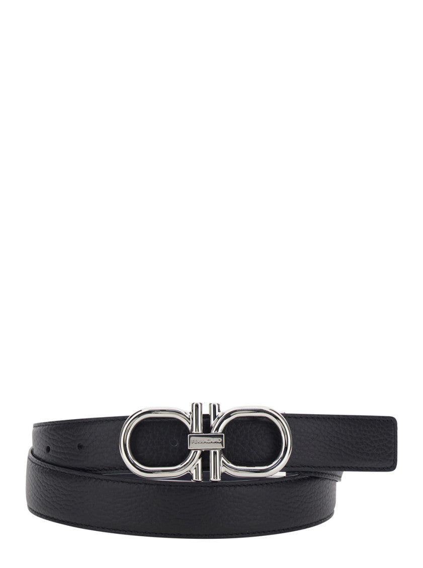 Black Reversible Buckle Belt 1
