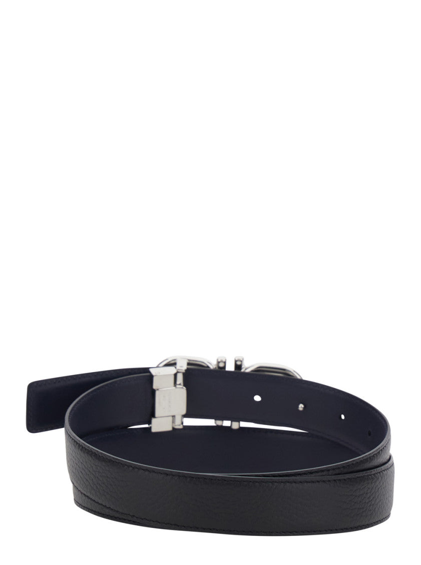 Black Reversible Buckle Belt 2