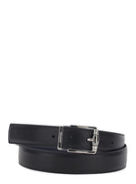 Black Solid Reversible Belt 1