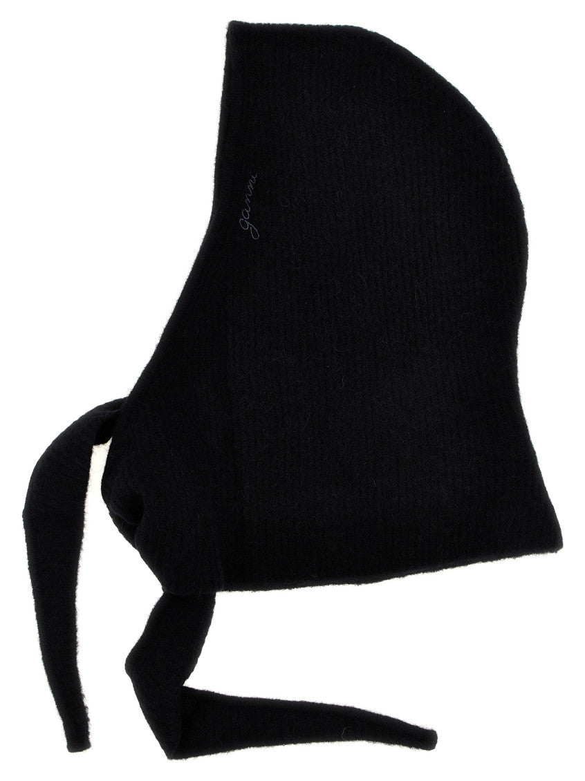 Black Logo Hood Hat 2