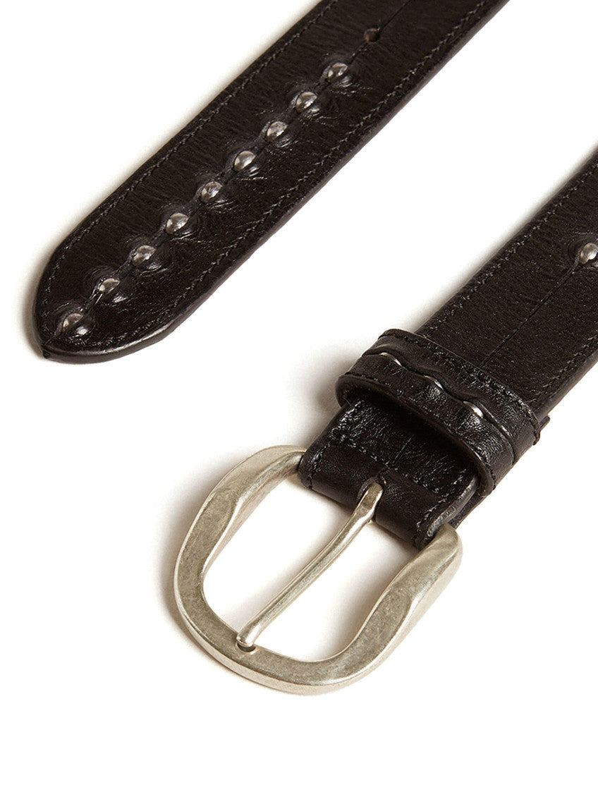 Black Stud Detail Belt 2