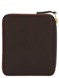 Brown Logo Zip Around Wallet 1