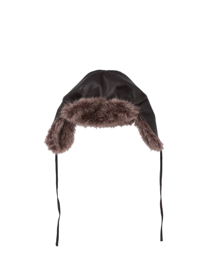 Dark Brown Trapper Hat 1