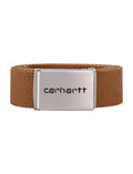 Brown Clip Textured Belt 1