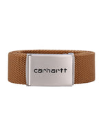 Brown Clip Textured Belt 1