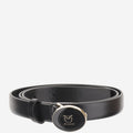 Black Logo Buckle Belt 1