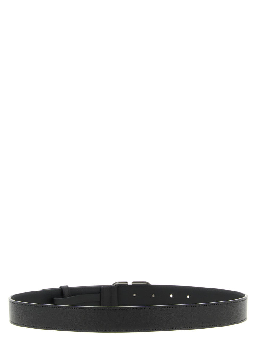 Black VLogo Signature Belt 2