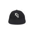 Black Embroided Logo Baseball Hat 1