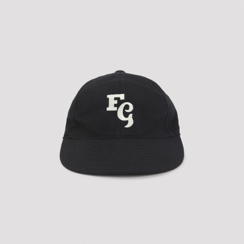 Black Embroided Logo Baseball Hat 3