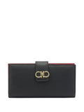 Black Gancini Solid Wallet 1