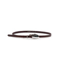 Brown Logo Buckle Belt 1