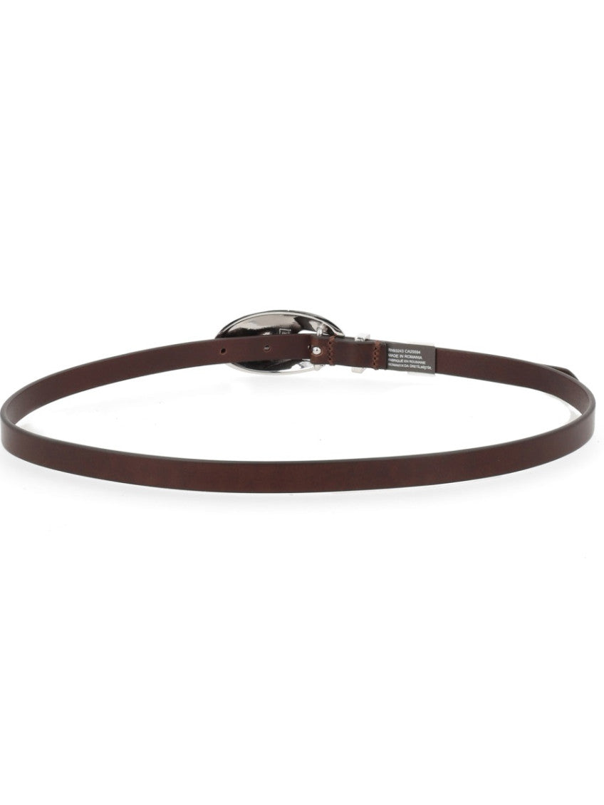 Brown Logo Buckle Belt 2