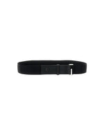 Black Elasticated Webbing Belt 1