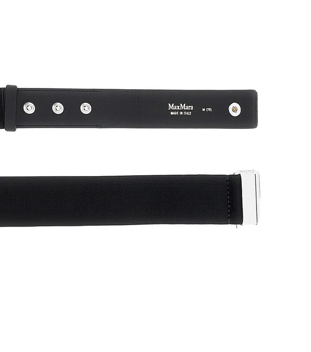Black Elasticated Webbing Belt 2
