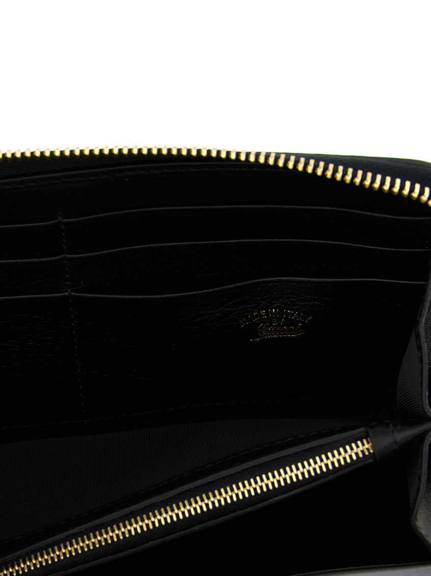 Black Horsebit Logo Wallet 3