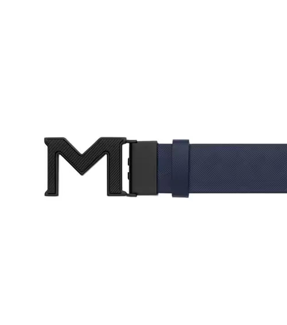 Blue Logo Cut To Size Reversible Belt 2