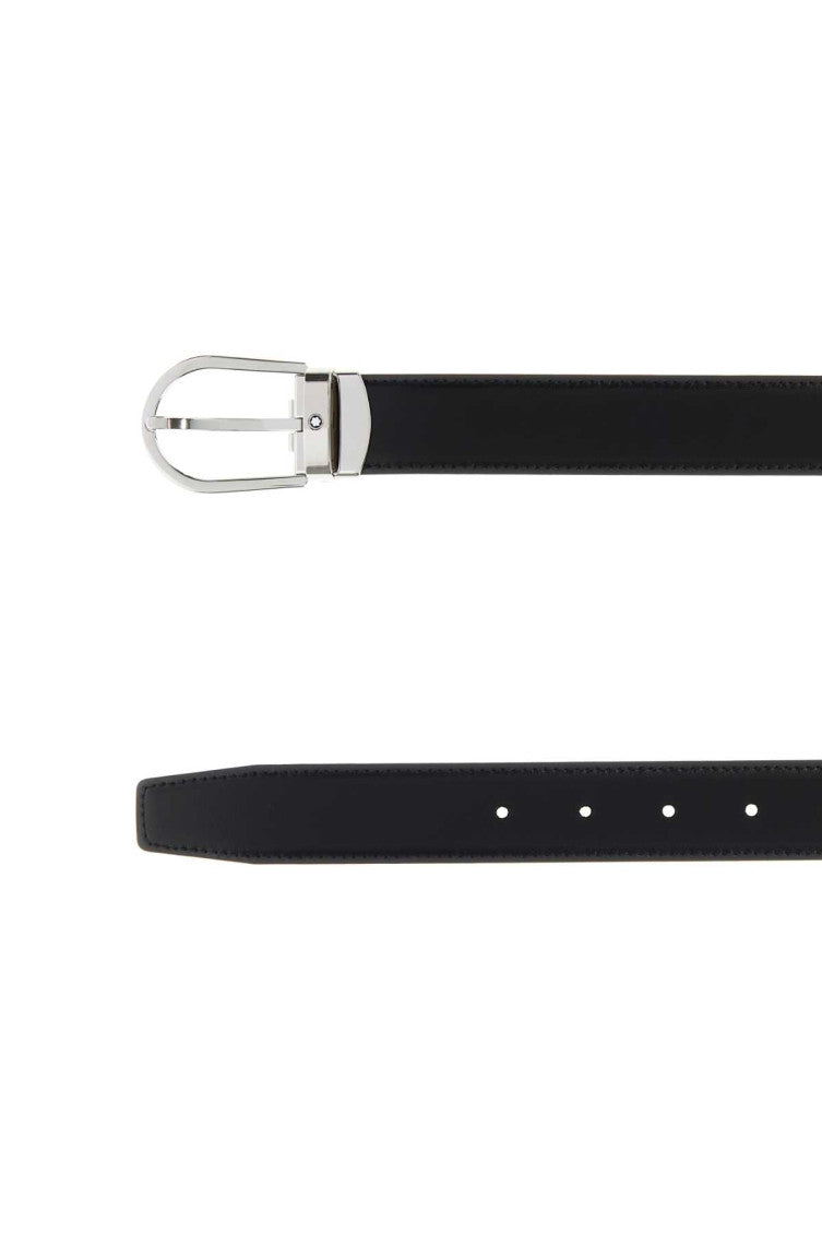 Black Logo Cut To Size Reversible Belt 2