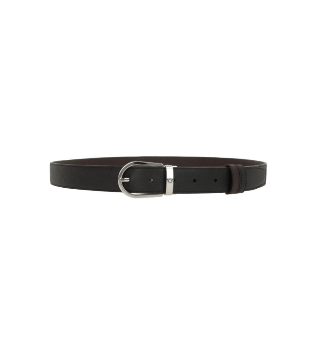 Black Cut To Size Reversible Belt 1