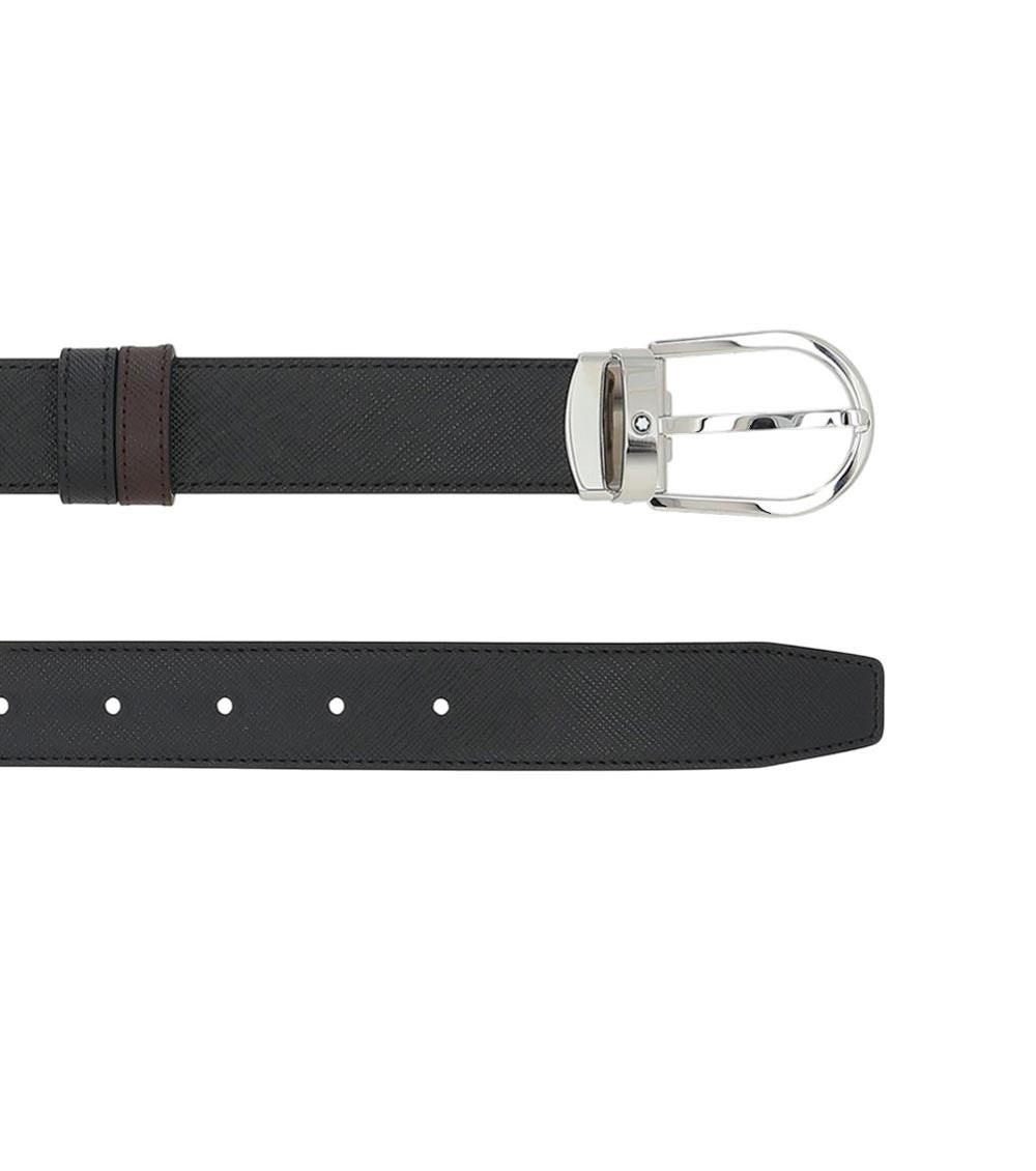 Black Cut To Size Reversible Belt 3