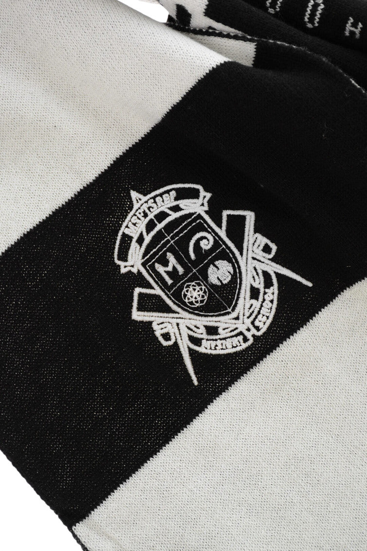 Black White Stripes Scarf 3