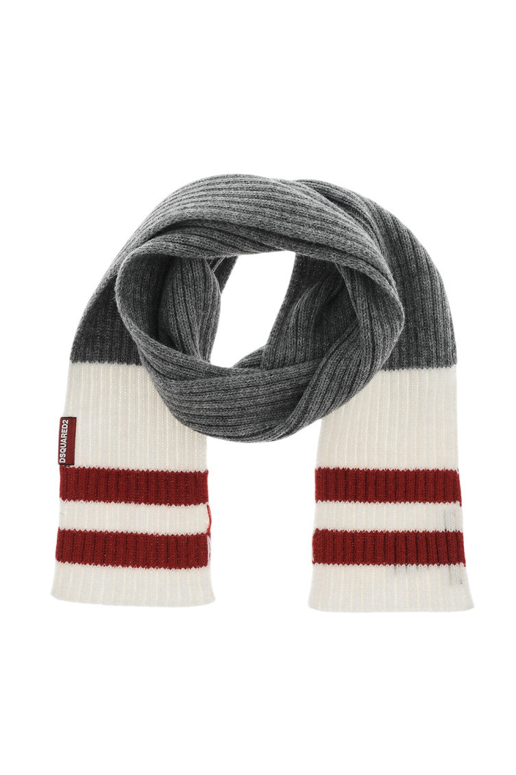 Multicolor Ribbed Stripes Scarf 2