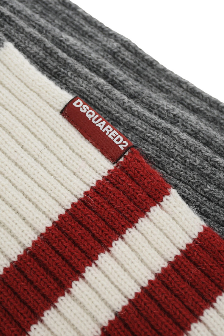 Multicolor Ribbed Stripes Scarf 3