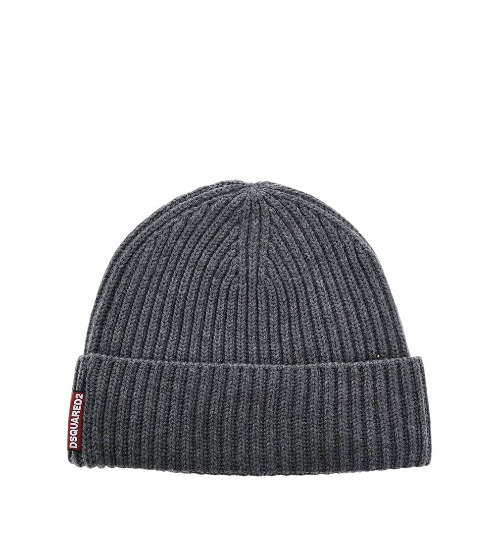 Grey Knitted Beanie And Scarf Set 4