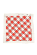 Red Checks Scarf 1