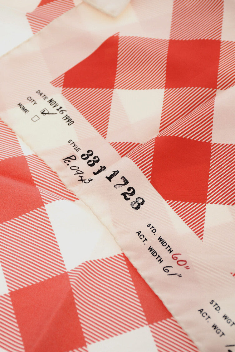 Red Checks Scarf 3