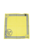 Yellow Logo Printed Scarf 1