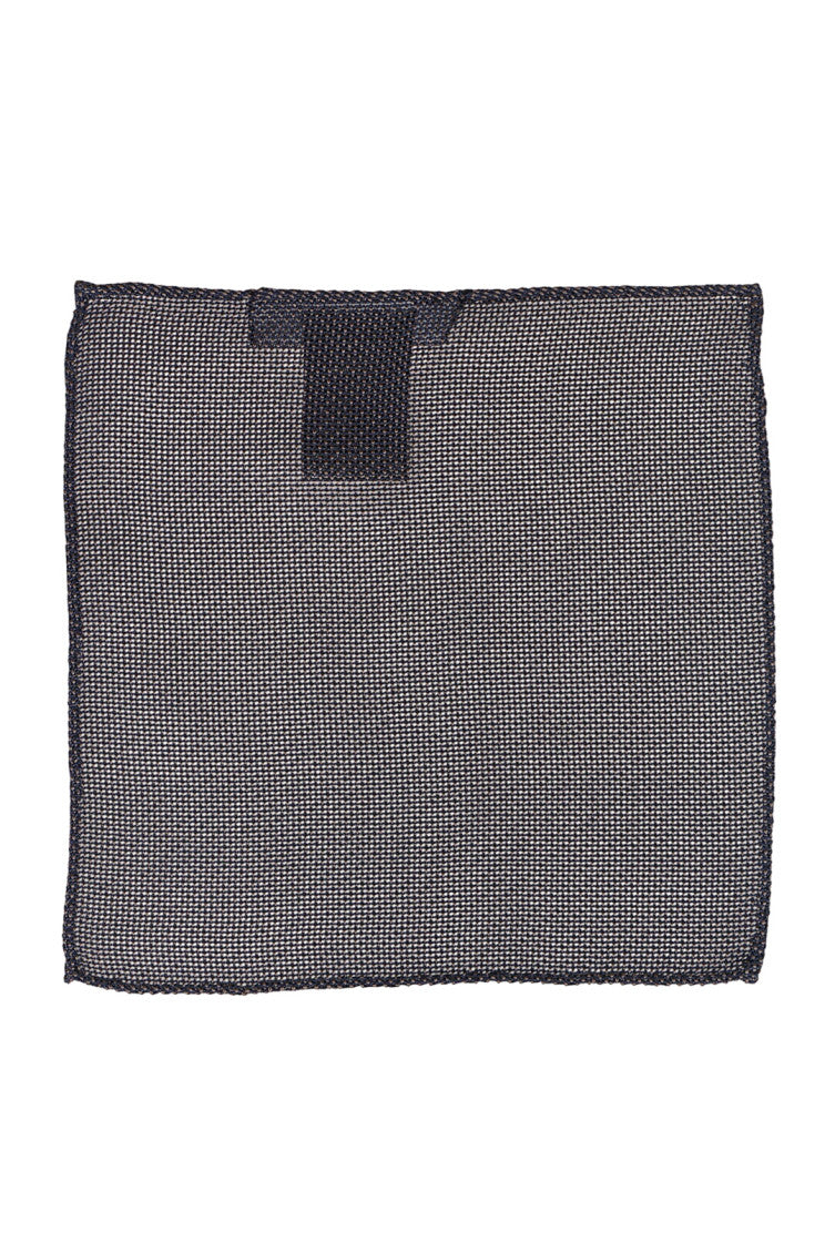Black Knitted Pocket Square 1