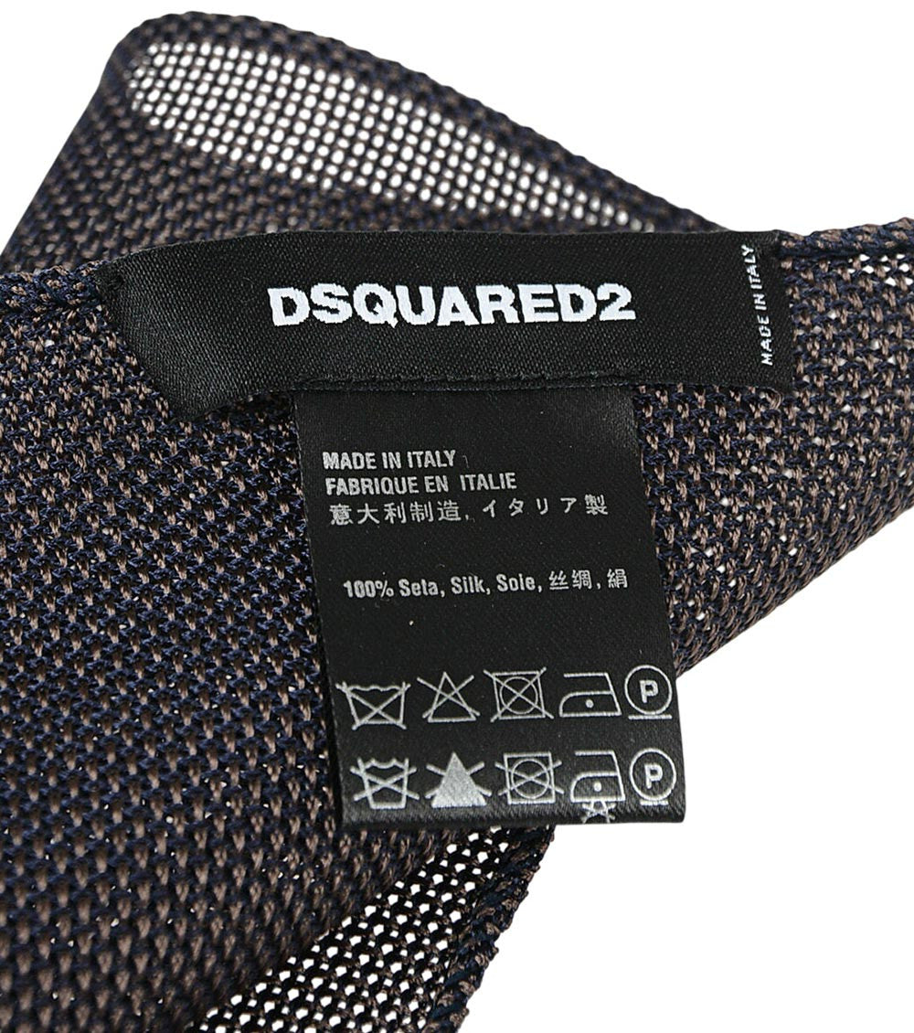 Black Knitted Pocket Square 3